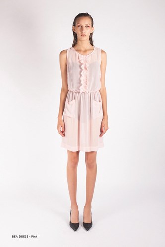 10 LAST SIZE / Bea Dress Pink - Was $290 Now $40